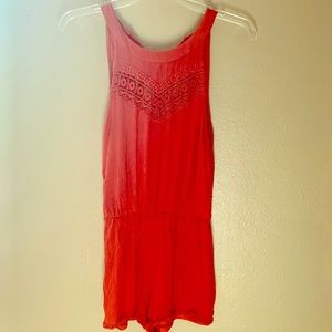 Burnt Orange Romper!!🧡🌺